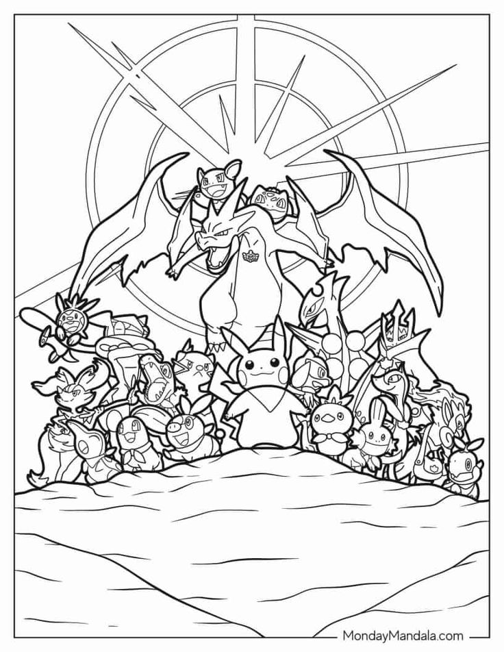 10 Pokemon Coloring Pages Pdf 10