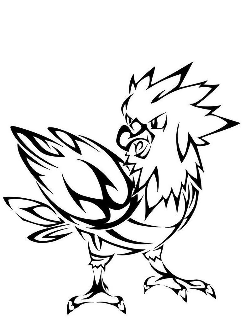 10 Pokemon Coloring Pages Spearow 2