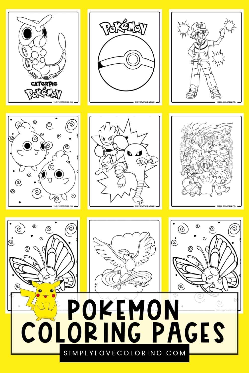 10 Pokemon Coloring Pages Spearow 5