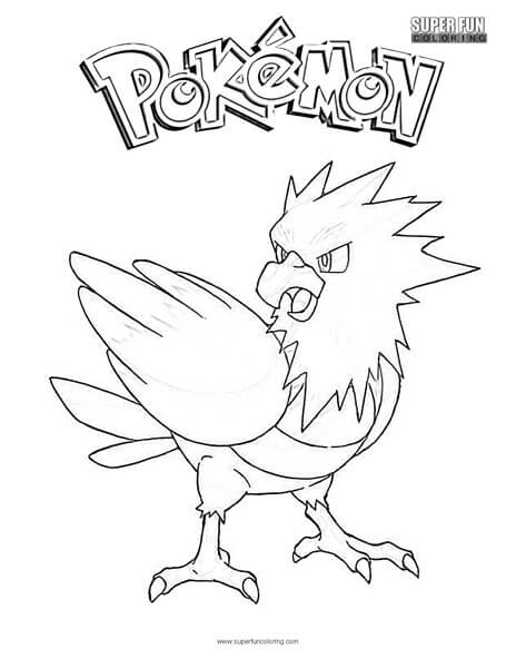 10 Pokemon Coloring Pages Spearow 7