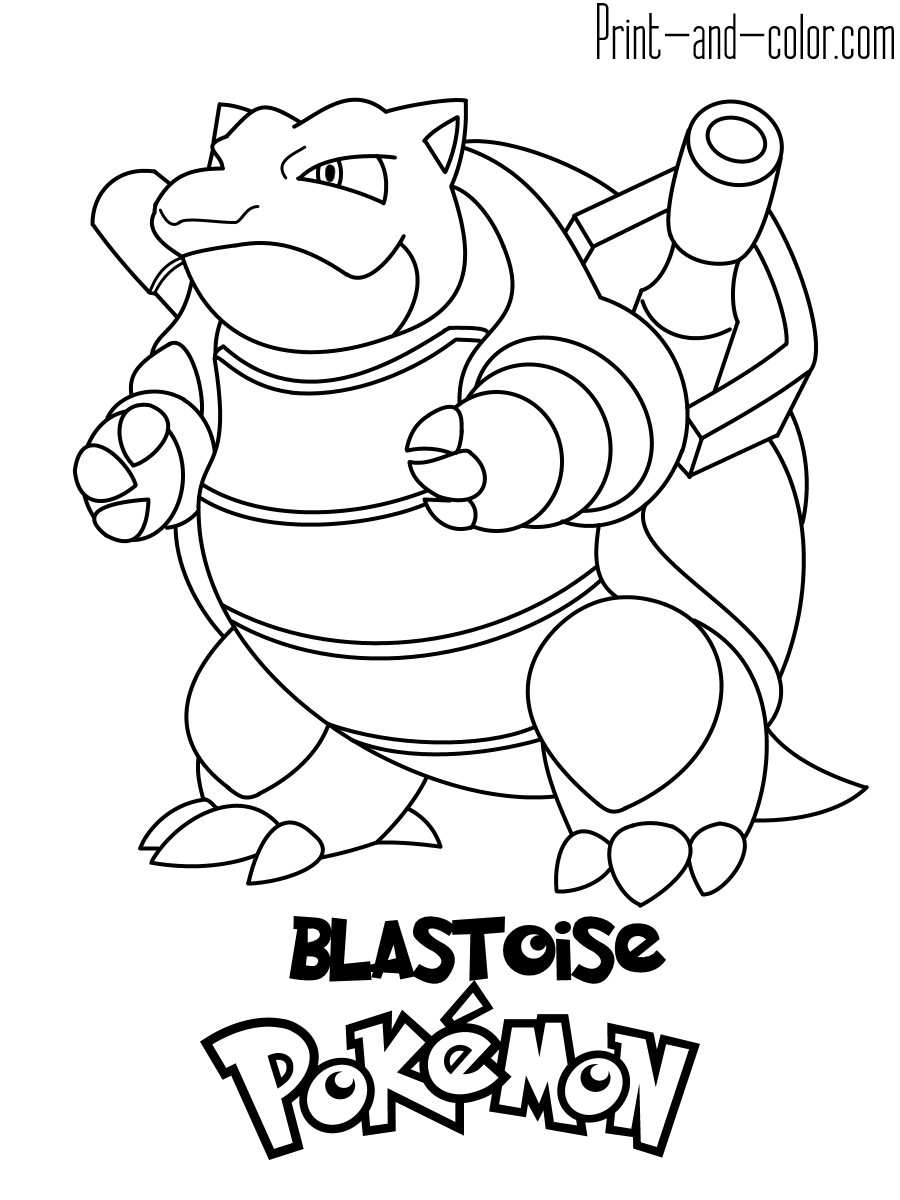 10 Pokemon Slowbro Coloring Pages 10