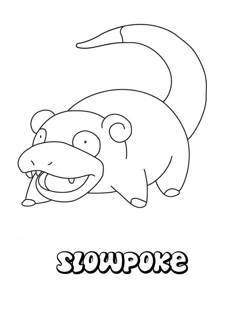 10 Pokemon Slowbro Coloring Pages 5