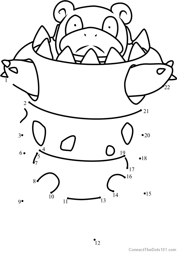 10 Pokemon Slowbro Coloring Pages 6