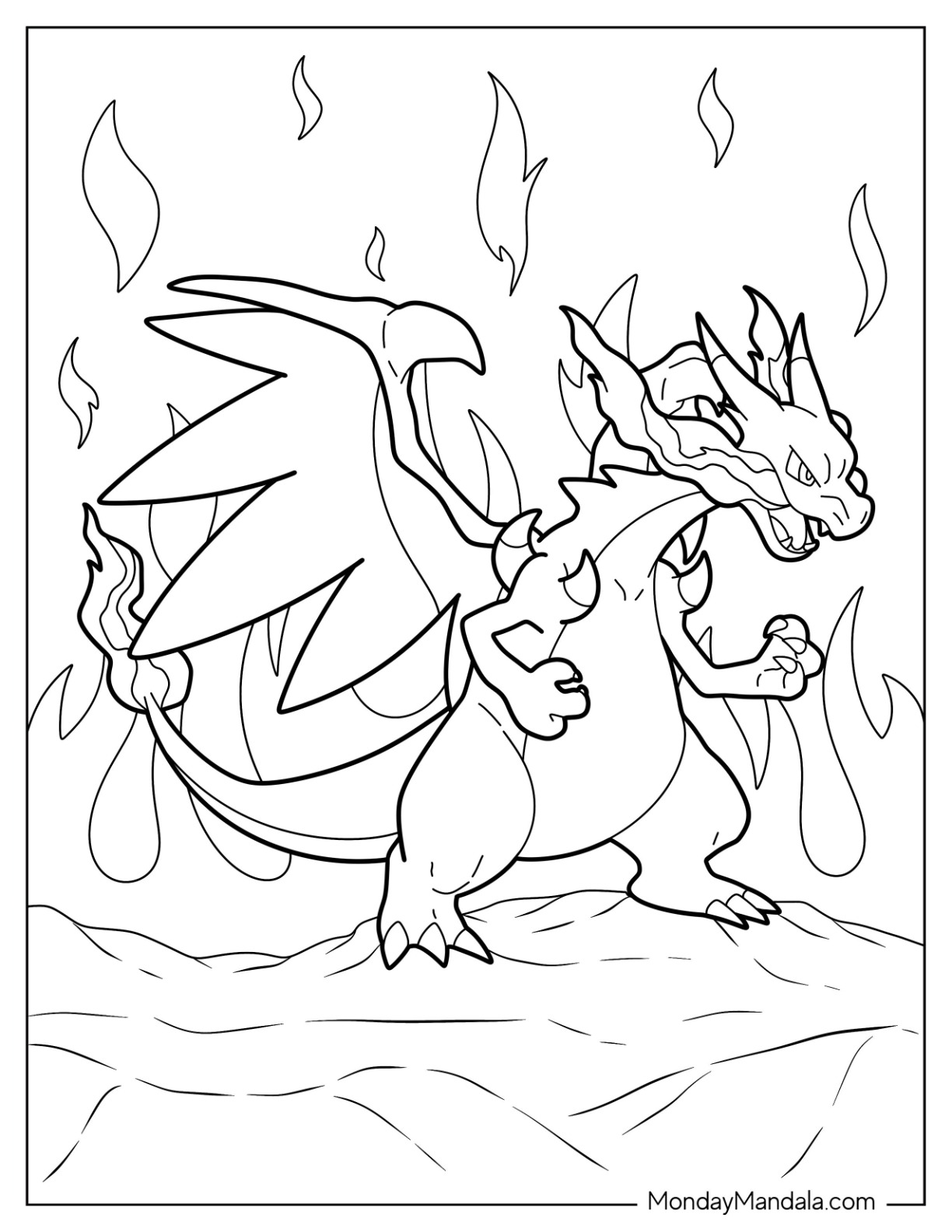 10 Pokemon Slowbro Coloring Pages 8