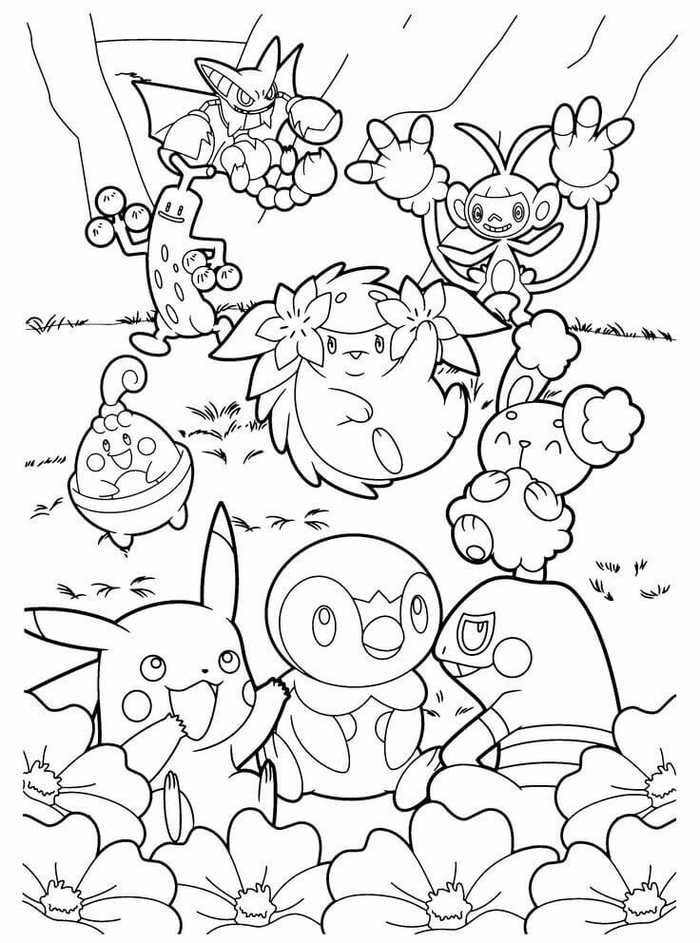 10 Pokemon Unite Coloring Pages 8