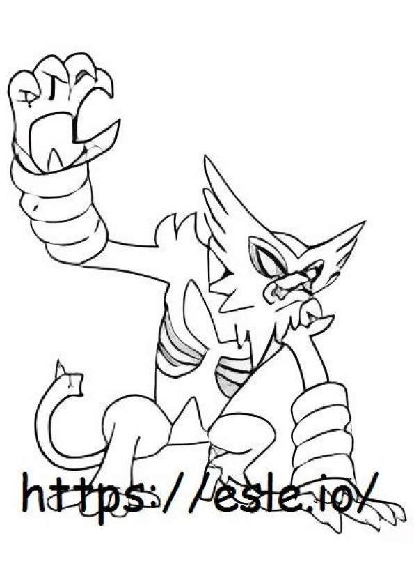 10 Zarude Pokemon Coloring Pages 3