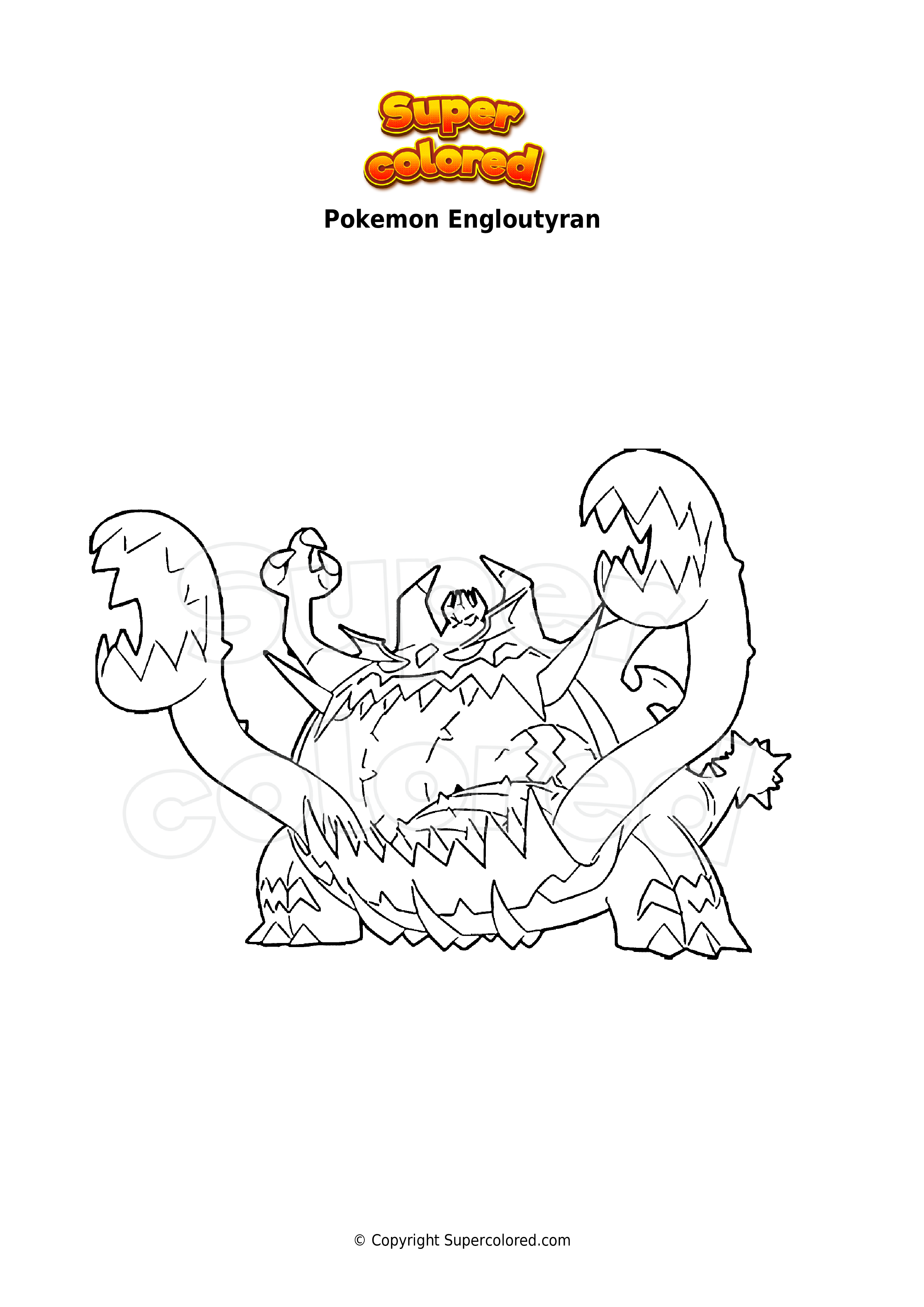 10 Zarude Pokemon Coloring Pages 6