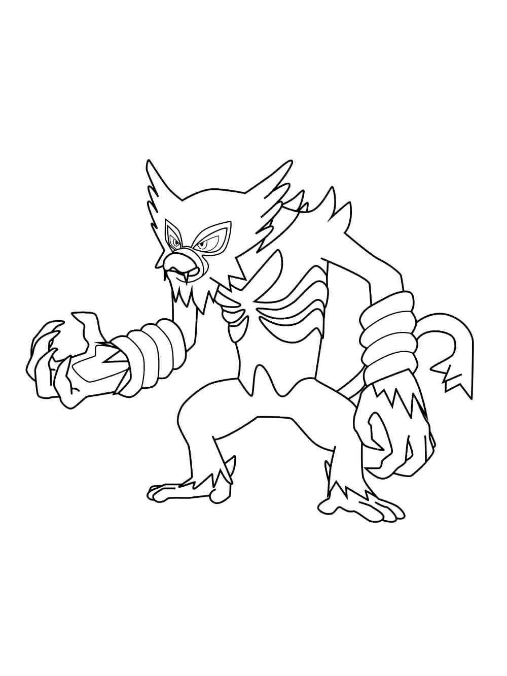 10 Zarude Pokemon Coloring Pages 8