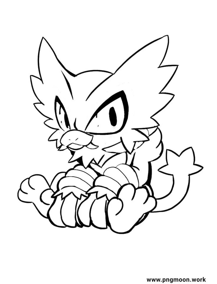 10 Zarude Pokemon Coloring Pages 9