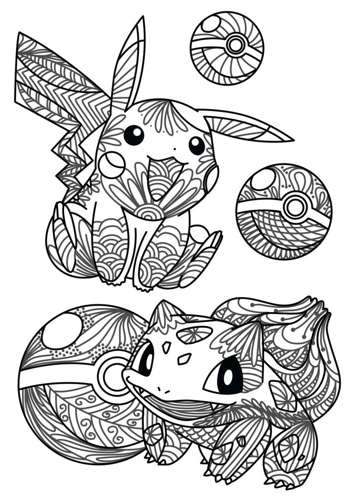 10 Detailed Pokémon Coloring Pages for Older Fans: Unleash Your Inner Artist