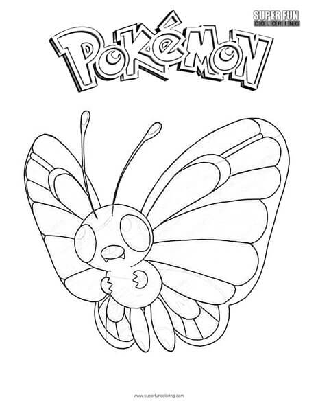 10 Majestic Butterfree Pokémon Coloring Pages to Color