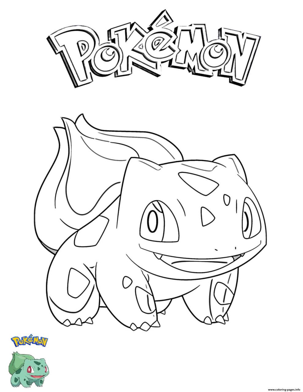 10 Bulbasaur Pokémon Coloring Pages for Creative and Relaxing Fun