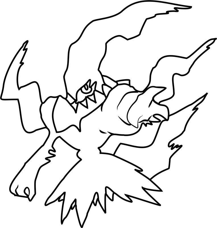 10 Darkrai Pokémon Coloring Pages to Unleash Your Inner Darkness