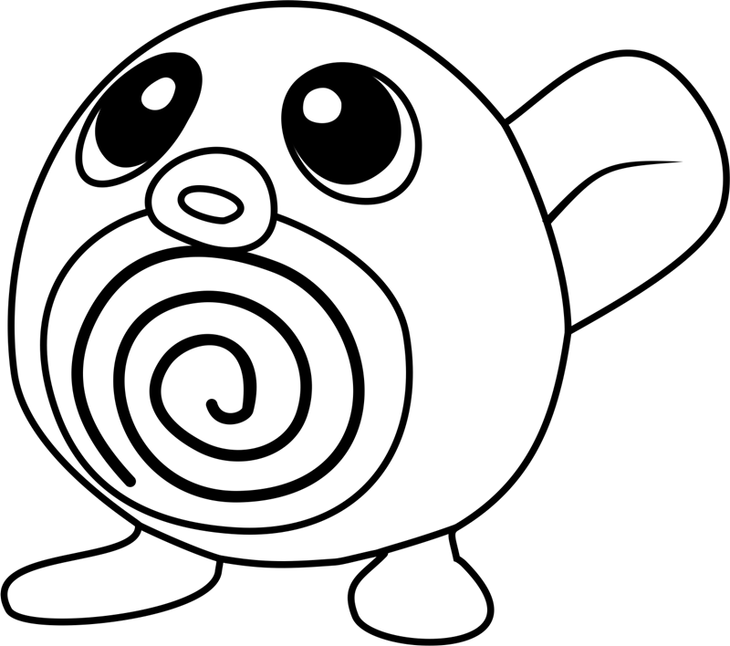 10 Adorable Poliwag Pokémon Coloring Pages to Print