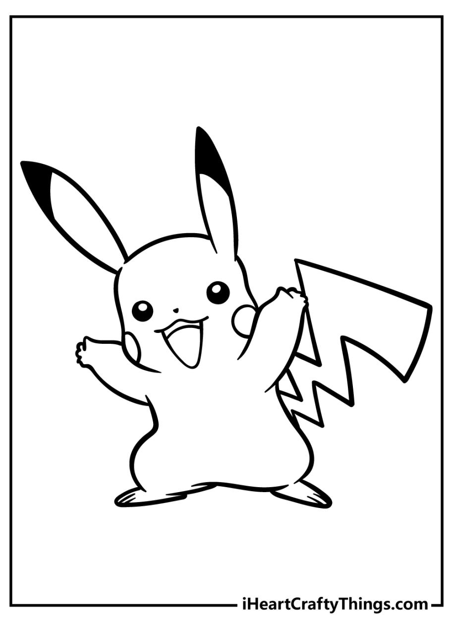 10 Awesome Pikachu Evolution Coloring Pages for Fans