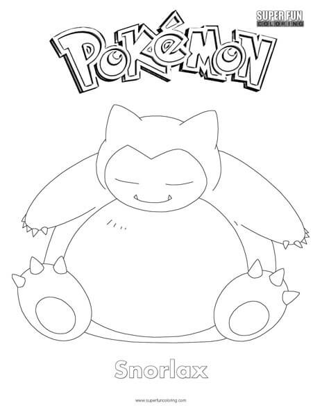 10 Snorlax Pokemon Coloring Pages for Creative Relaxation