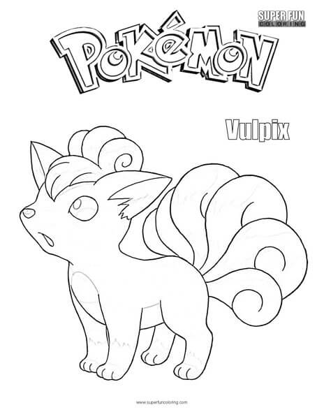 10 Vulpix Pokémon Coloring Pages to Unleash Your Inner Artist