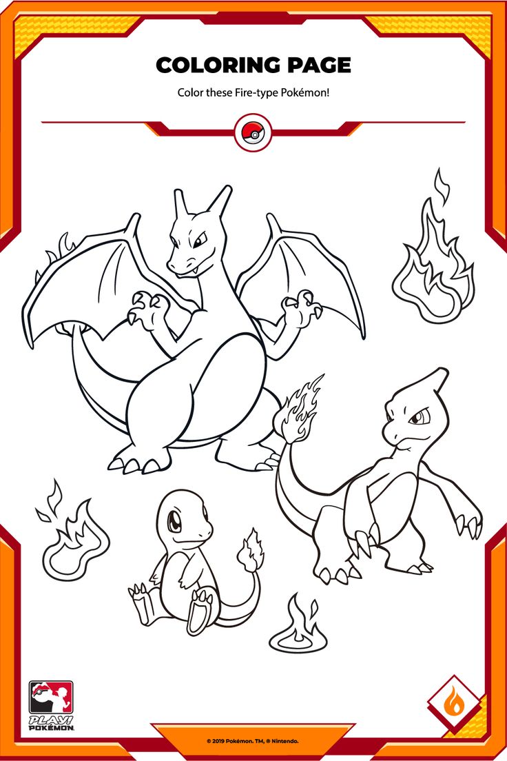 10 Fire Type Pokémon Coloring Pages to Ignite Your Imagination