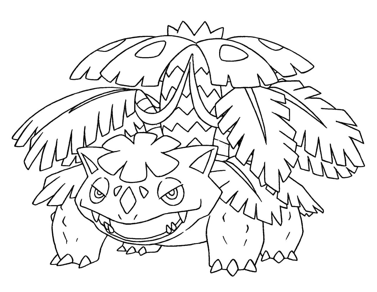 10 Free Printable Mega Pokemon Coloring Pages for Hours of Creative Fun