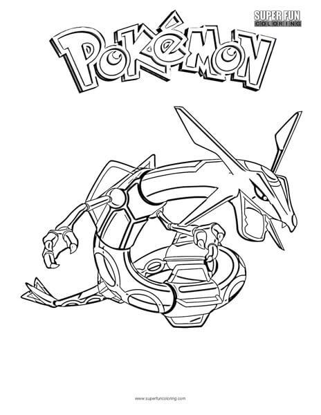 32+ Free Pokemon Cards Coloring Pages Rayquaza Free Printable