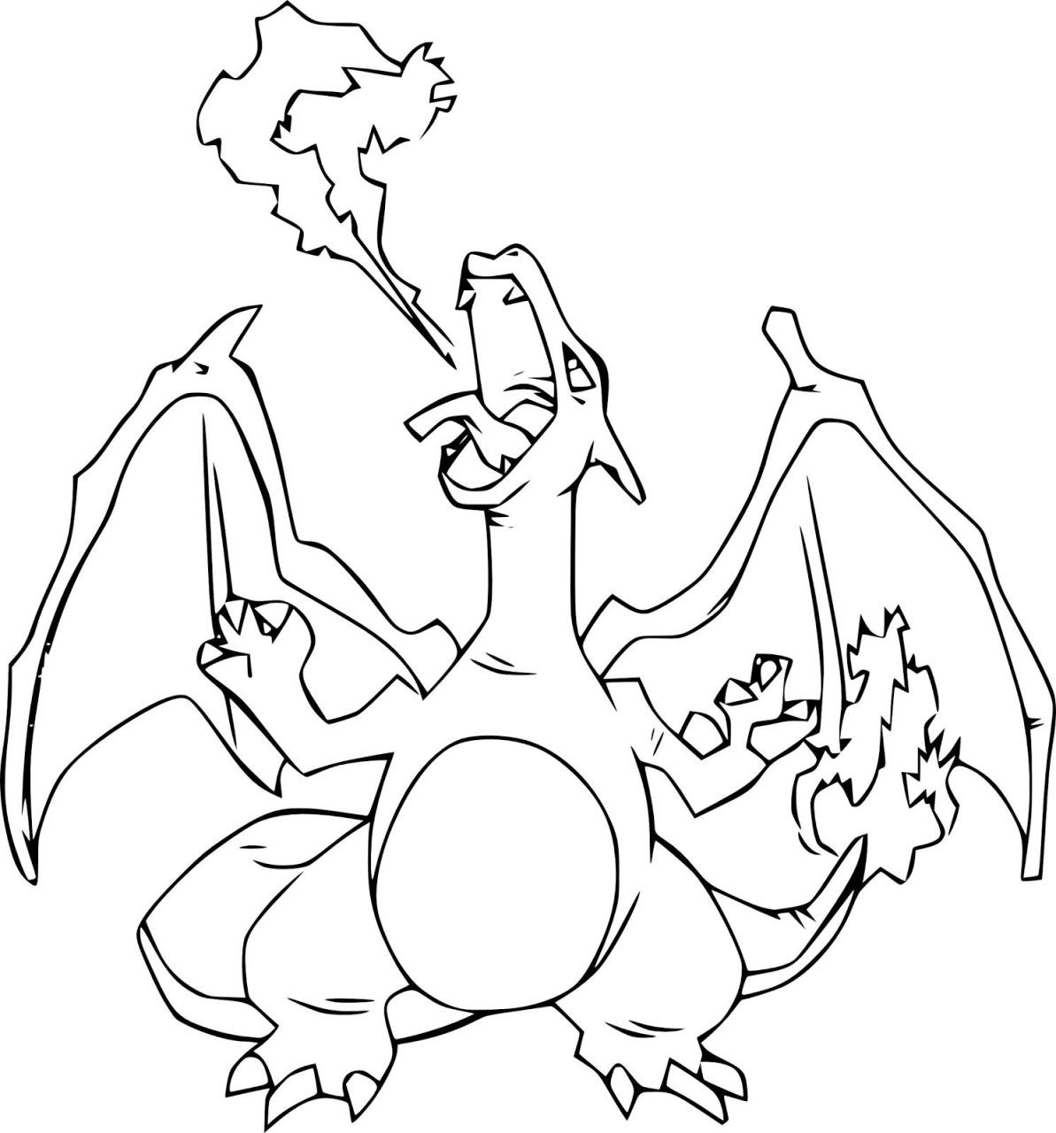 10 Fiery Charizard Pokémon Coloring Pages to Unleash Your Inner Dragon Master