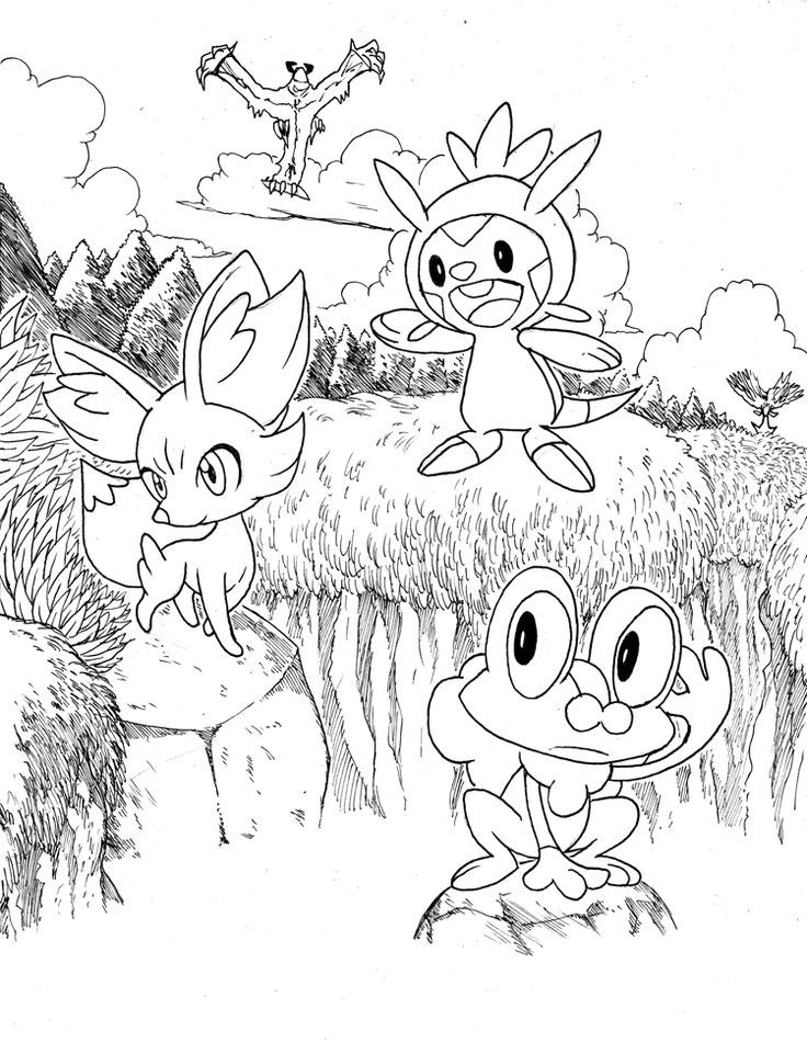 10 Exciting Pokémon XY Coloring Pages to Color