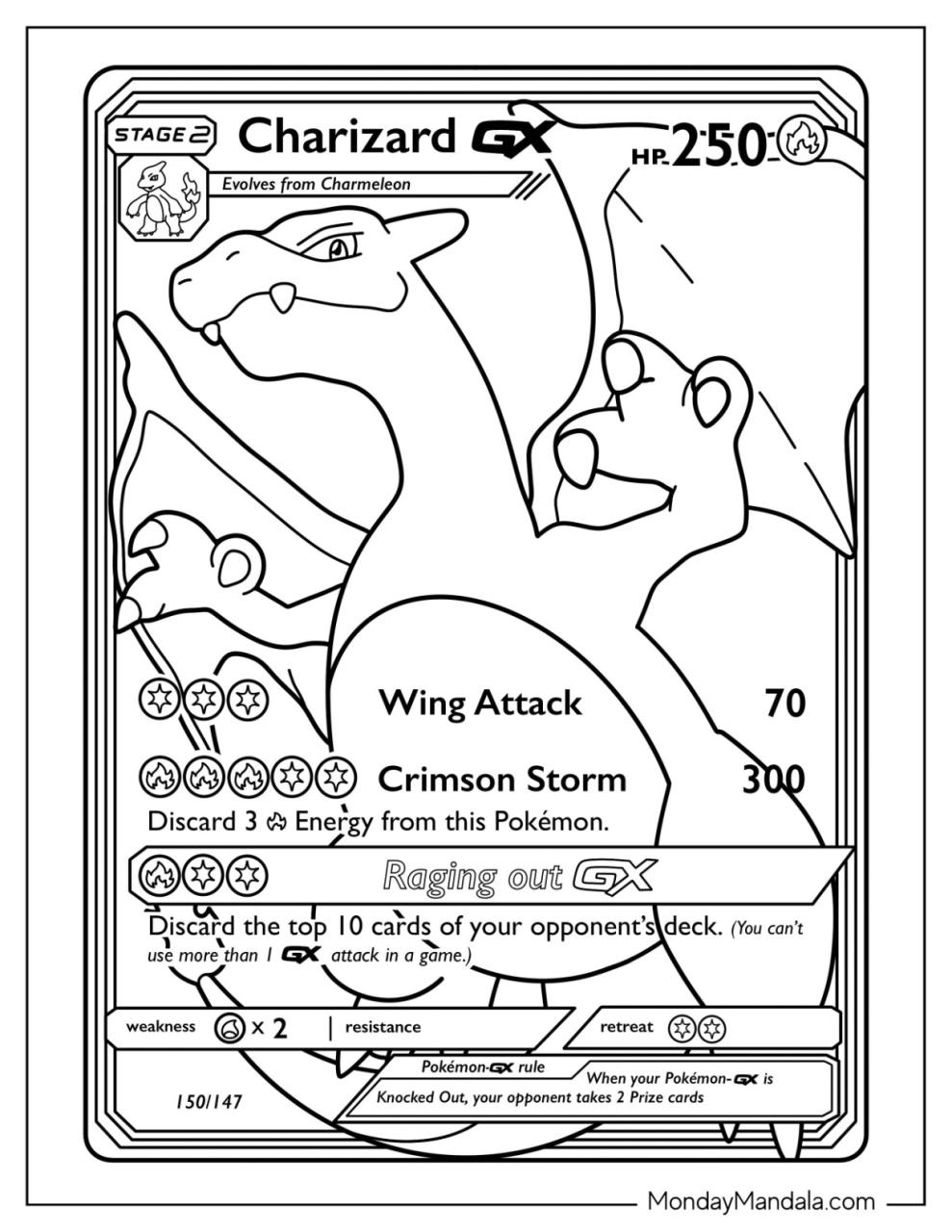 10 Cool Pokémon Coloring Pages Cards Edition: Unleash Your Inner Artist