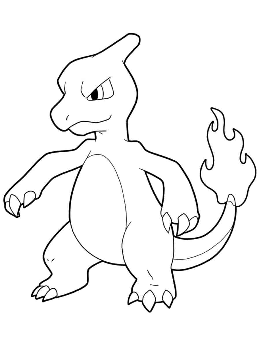 10 Captivating Charmeleon Coloring Pages: Unleash the Fiery Dragon Within