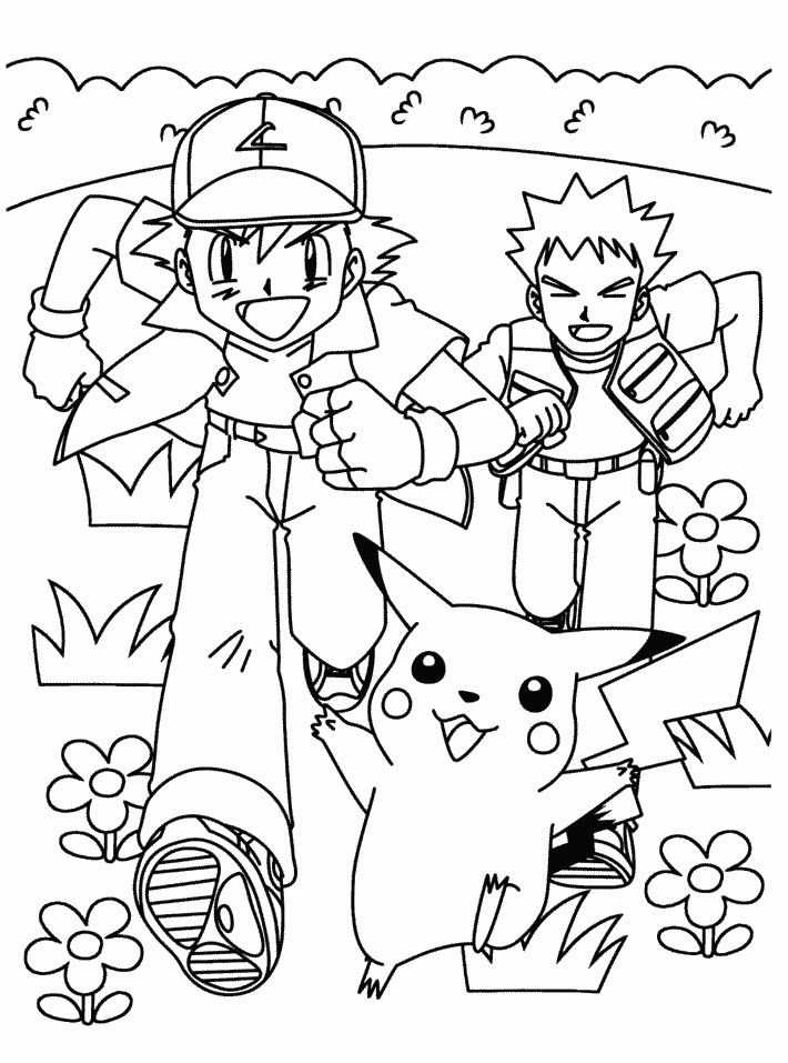 43+ Unique Kid Coloring Pages Pokemon Colored