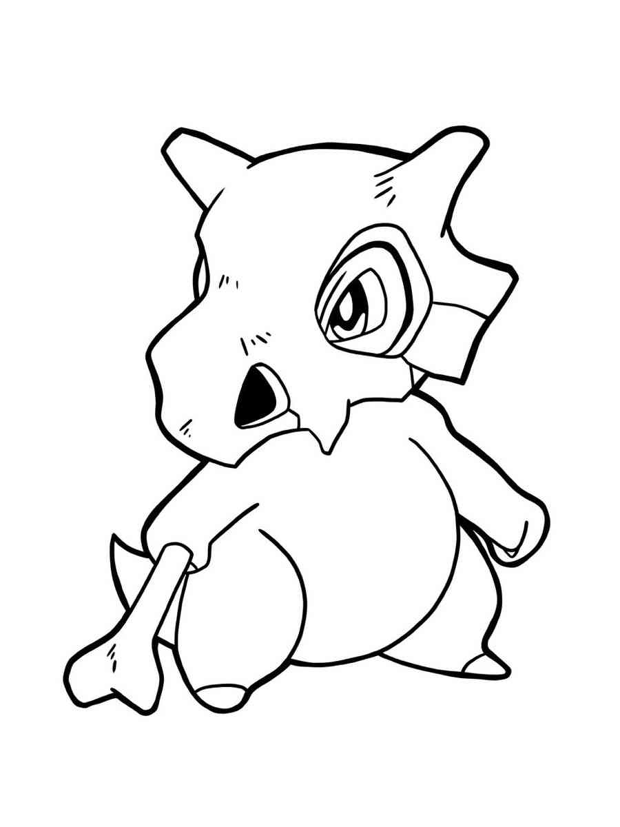 10 Unique Cubone Pokémon Coloring Pages That Will Unleash Your Inner Artist