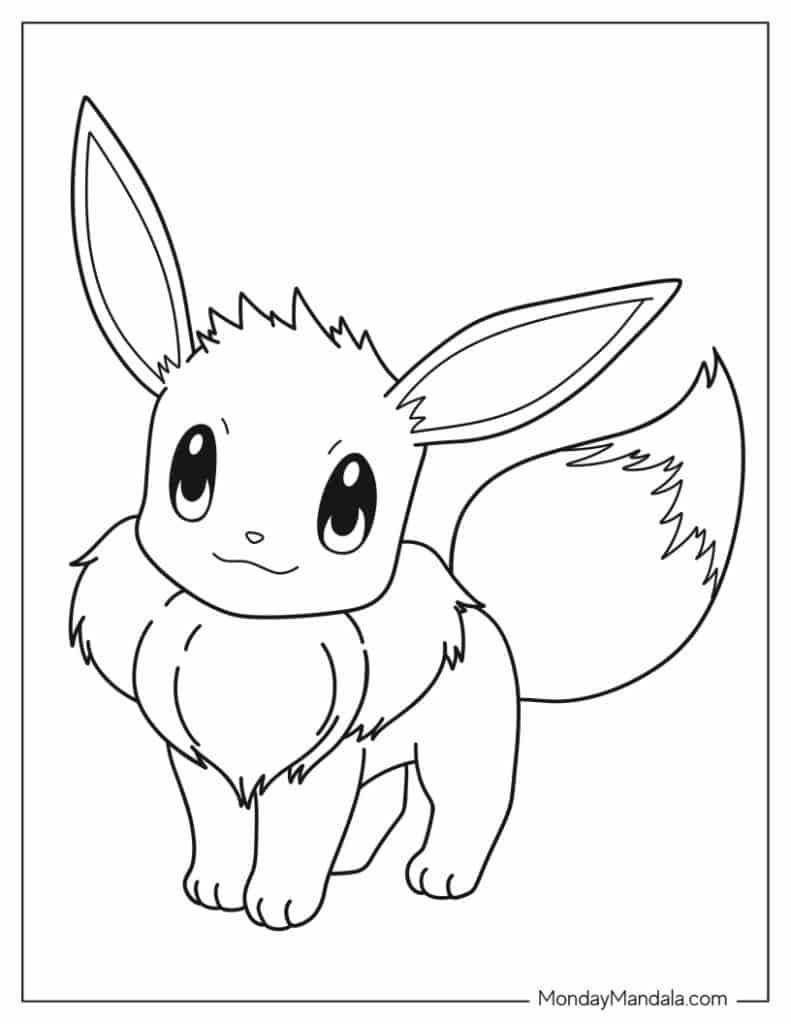 38+ Top Pokemon Coloring Pages Simple Colored