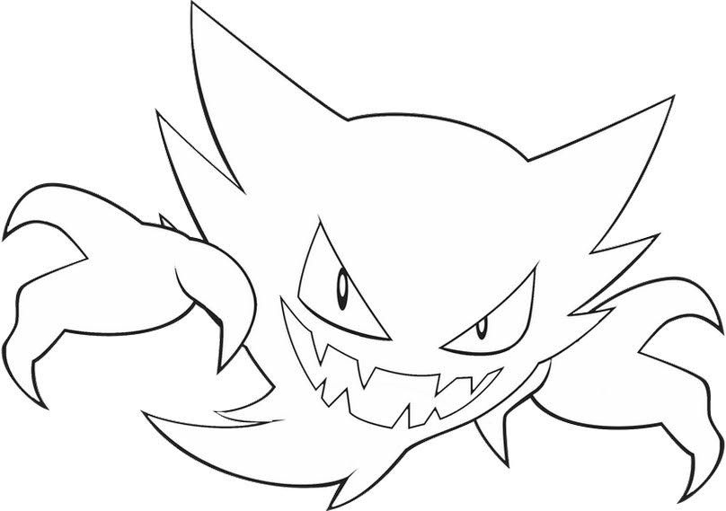 10 Cool Pokemon Haunter Coloring Pages to Try