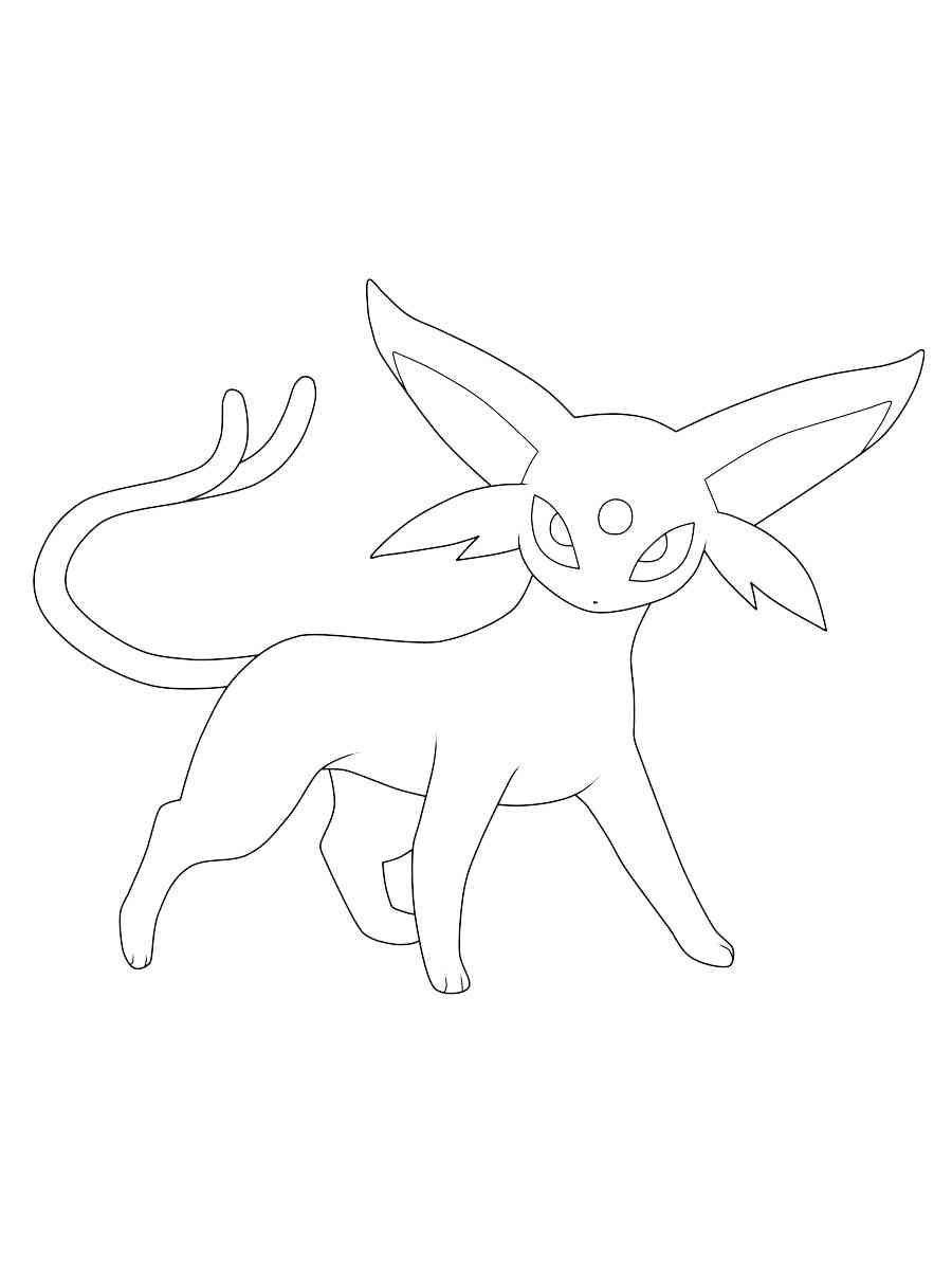 10 Enchanting Espeon Pokémon Coloring Pages to Unleash Your Creativity