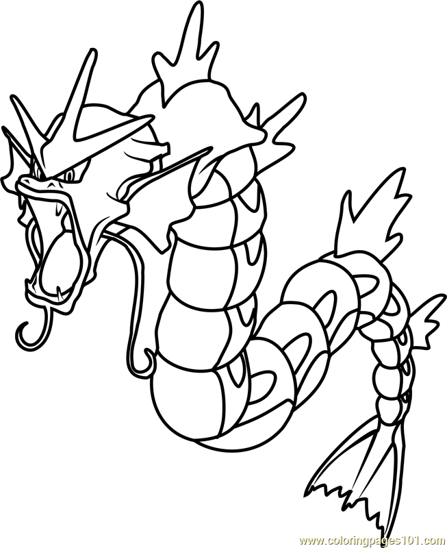 10 Fierce Gyarados Coloring Pages to Unleash Your Inner Artist