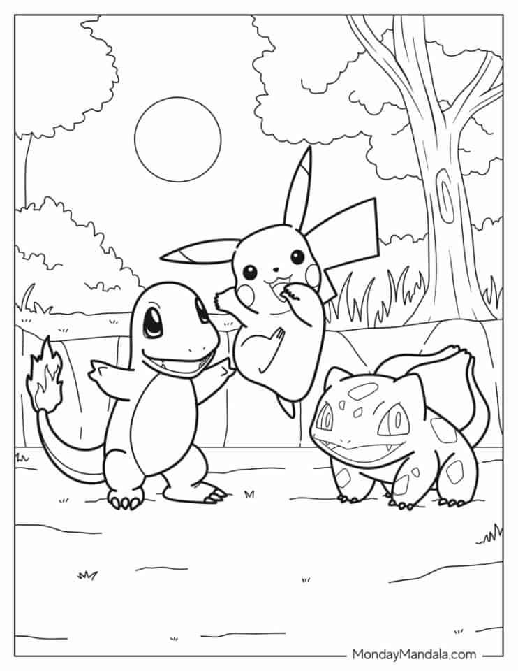 41+ Top Pokemon Coloring Pages Simple Books