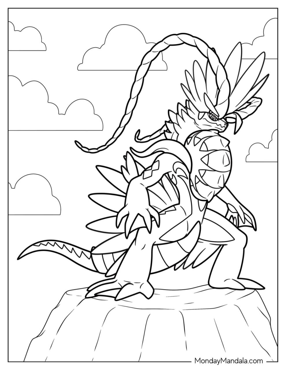 10 Legendary Pokémon Coloring Pages PDF: Unleash Your Artistic Prowess