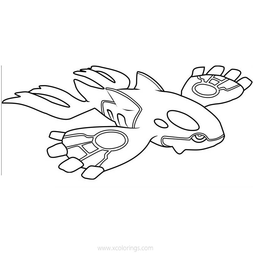 10 Kyogre Pokemon Coloring Pages to Unleash Your Inner Artist