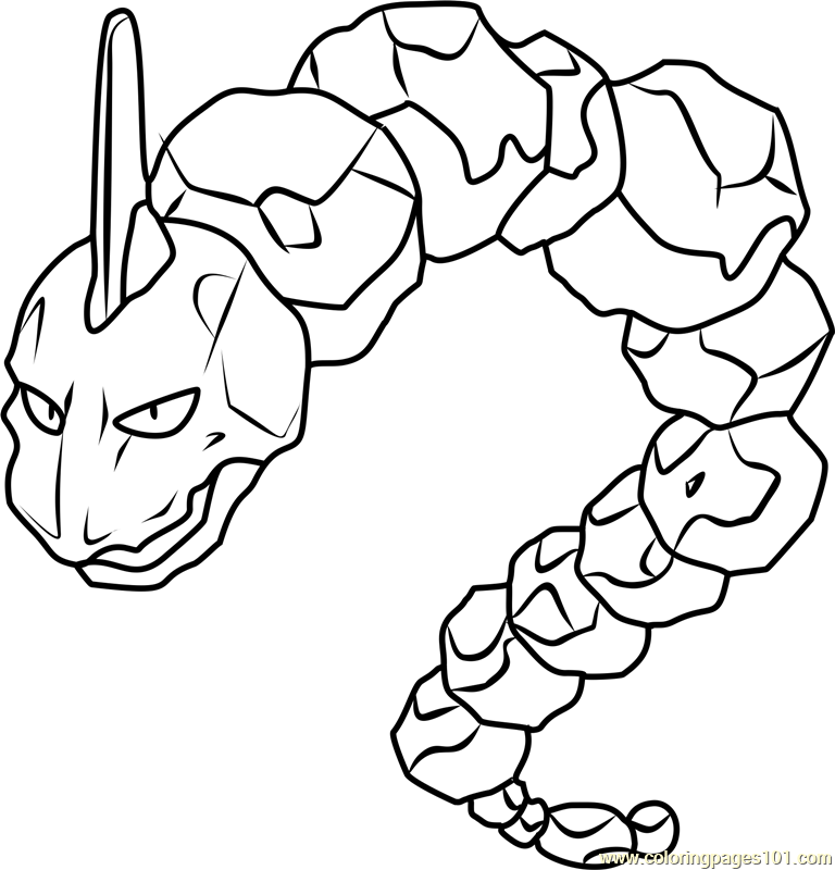 10 Onix Pokémon Coloring Pages for Your Creative Explorations