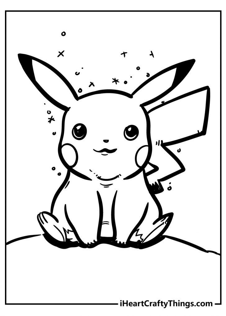 45+ Best of Pokemon Coloring Pages Free Printable Pikachu Books