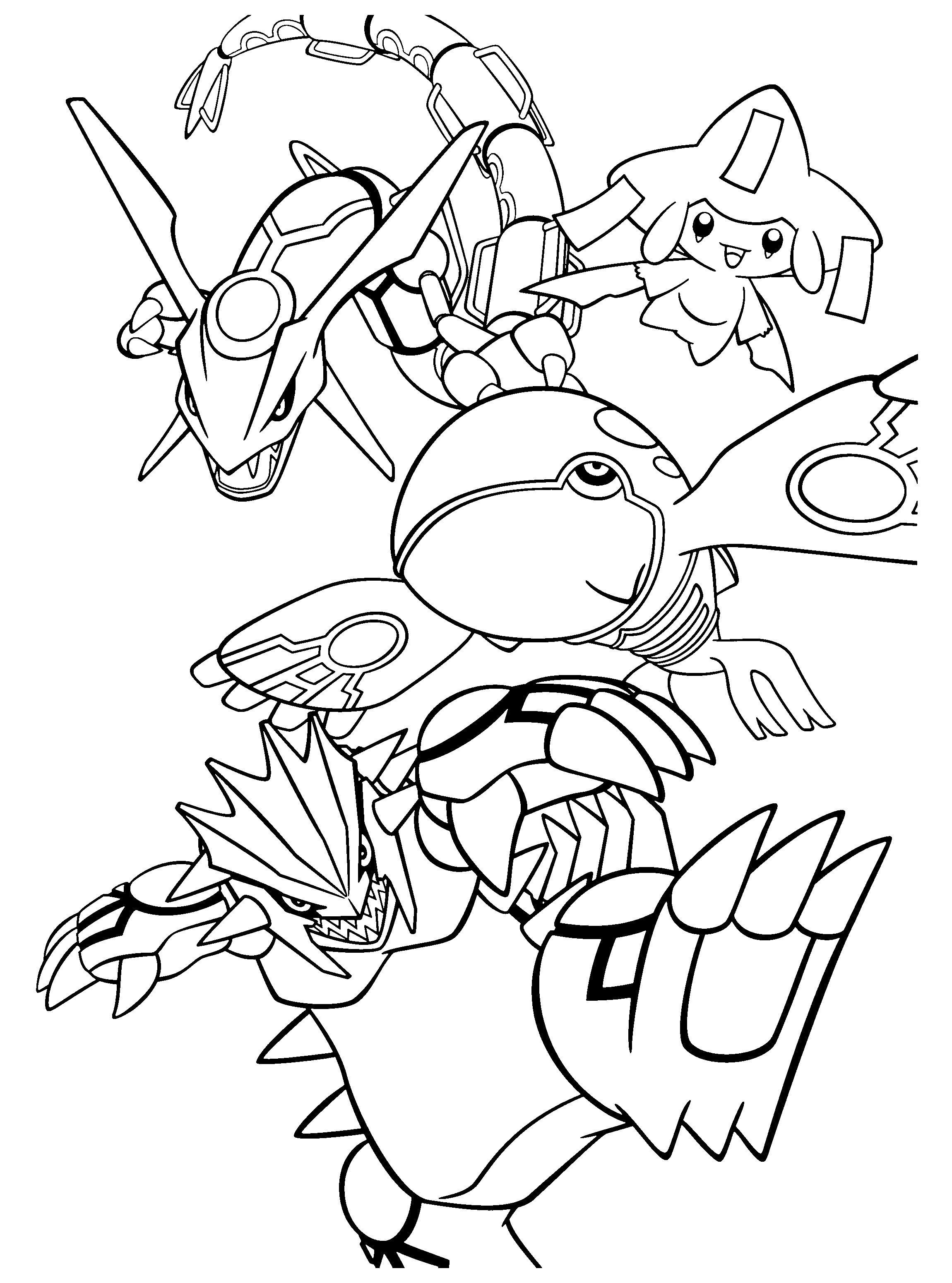 34+ Printable Pokemon Coloring Pages Kids Sketch