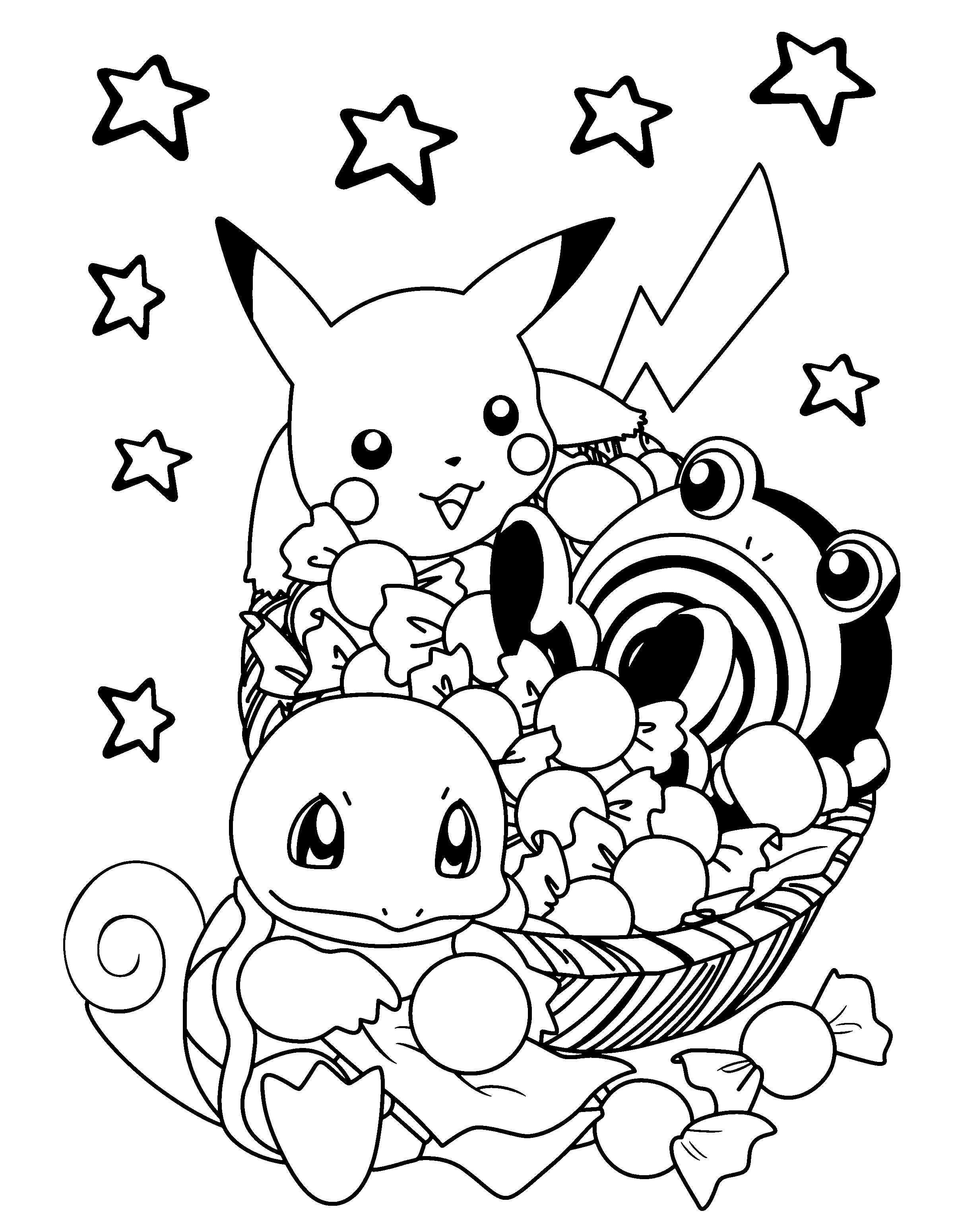 49+ Free Kid Coloring Pages Pokemon Free Printable