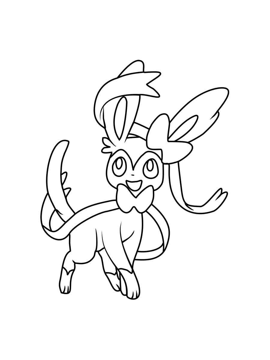 10 Sylveon Pokémon Coloring Pages for Your Artistic Adventure