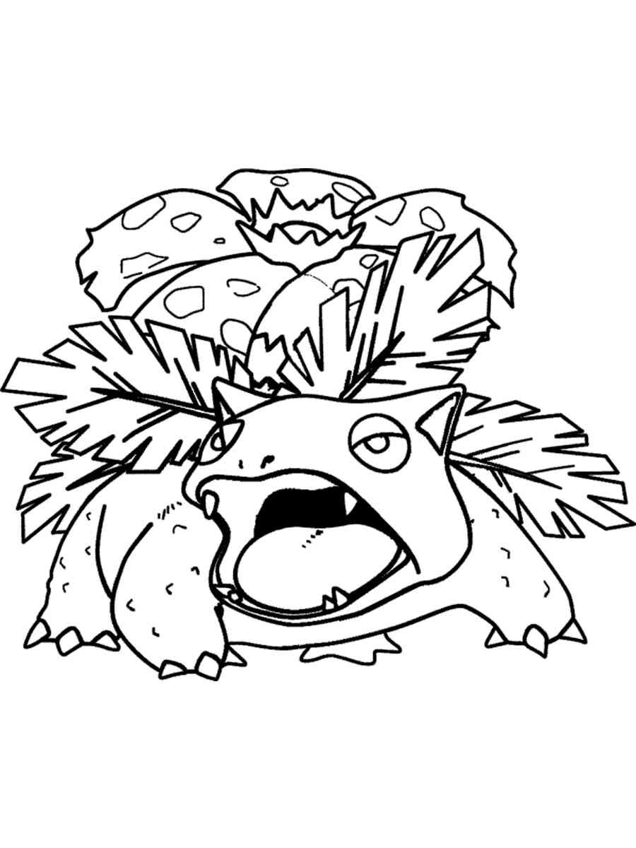 10 Captivating Venusaur Coloring Pages: Unleash Your Inner Artist