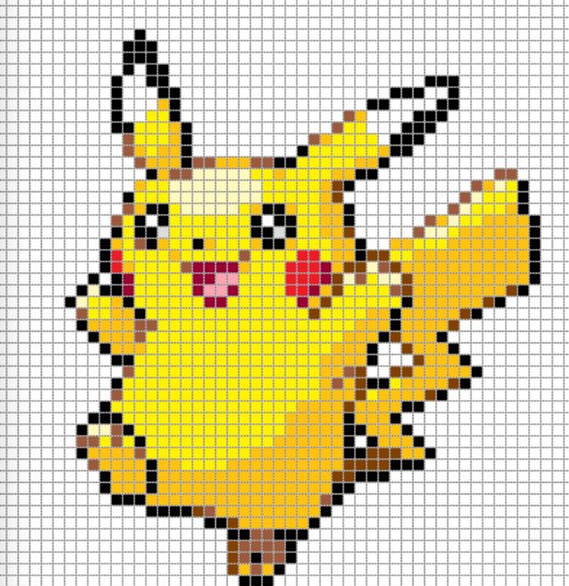 10 Pokemon Pixel Grid Coloring Pages for Creative Kids: Unleash Your Inner Artist