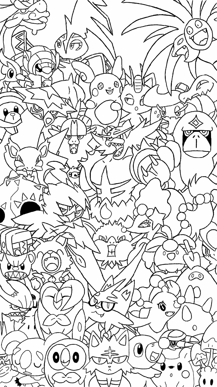 10 Cool Alola Pokémon Coloring Pages to Print