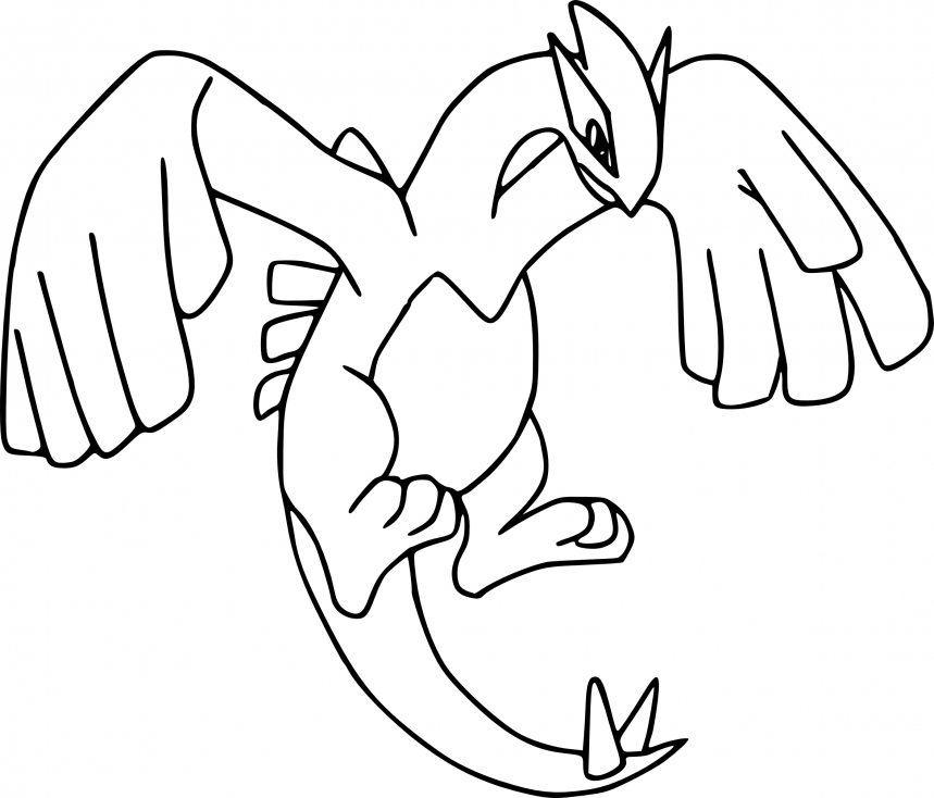 10 Lugia Pokemon Coloring Pages for Creative Kids and Adults