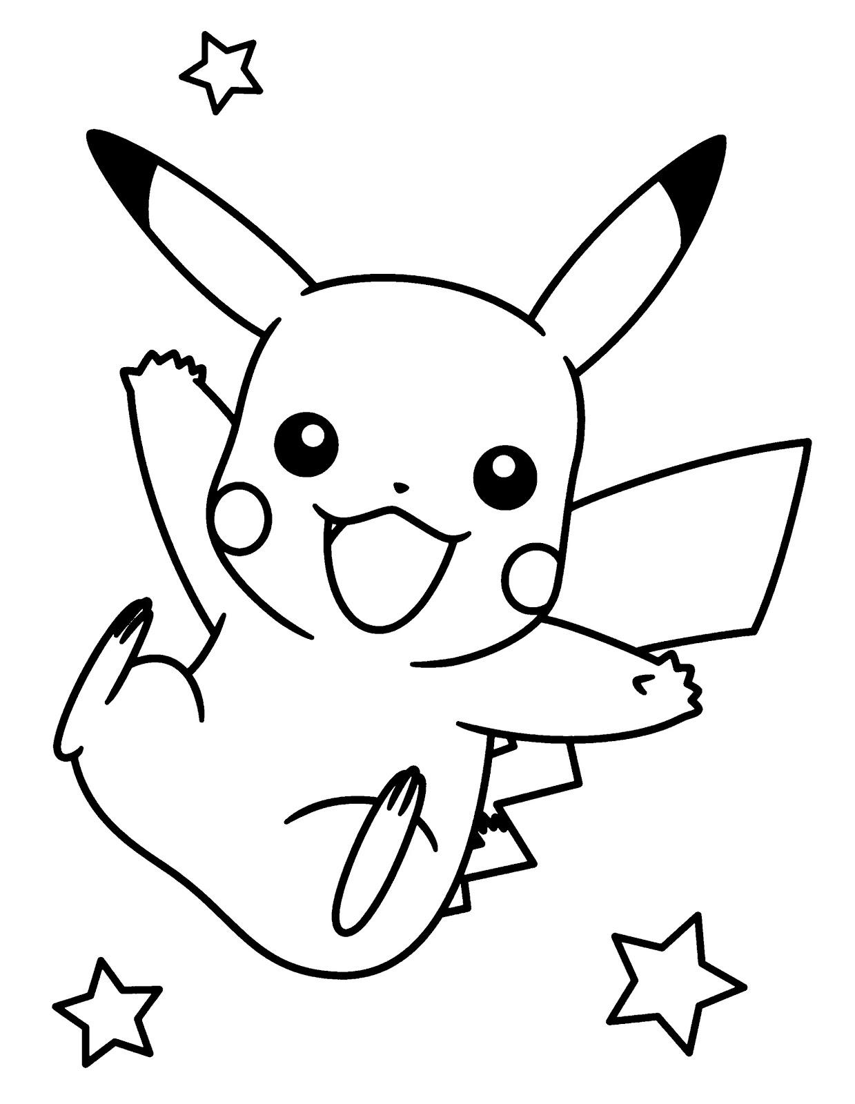 45+ Download Pokemon Coloring Pages Free Printable Pikachu Books