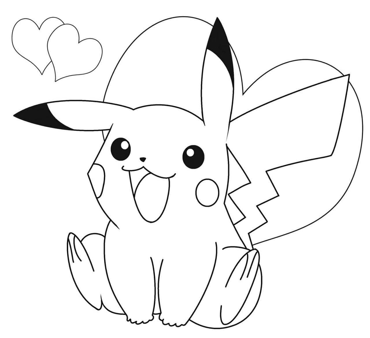 10 Pikachu Coloring Pages for Endless Fun