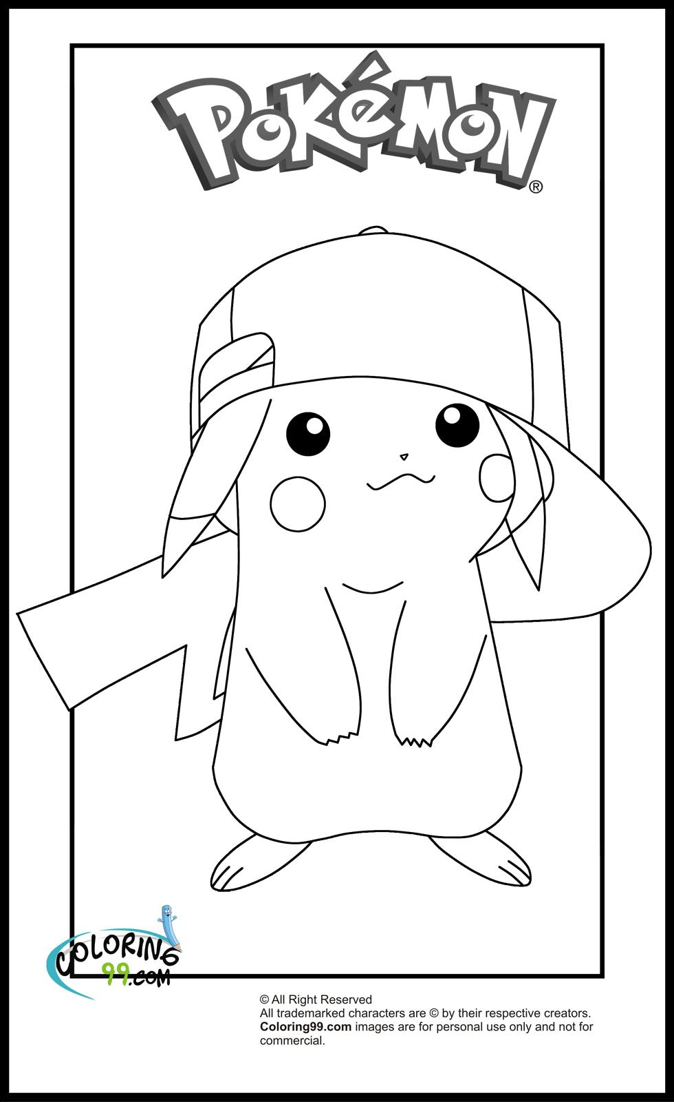 30+ Free Pokemon Coloring Pages Free Printable Pikachu Sheets Printables