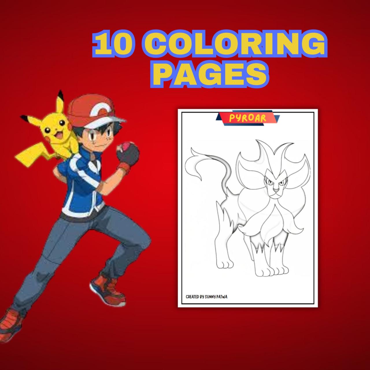 10 Pokémon Coloring In Pictures to Unleash Your Inner Artist